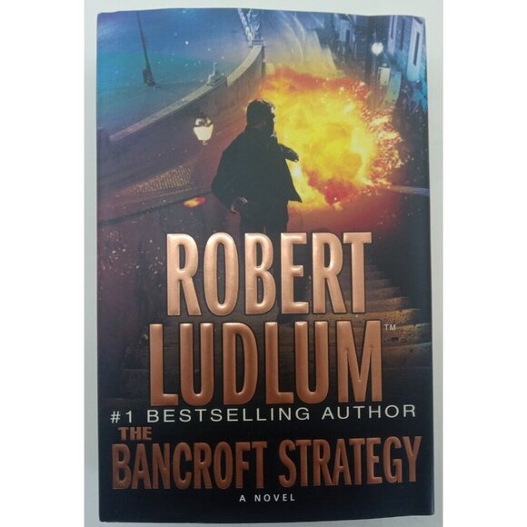 The Bancroft Strategy by Robert Ludlum – VG+ Spy Thriller Paperback Book - Picture 1 of 3